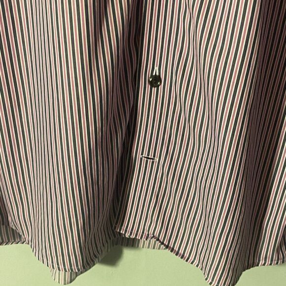 ETON Contemporary Fit Striped Long Sleeve Button Up Dress Shirt Size 38 15 Small - Picture 5 of 9